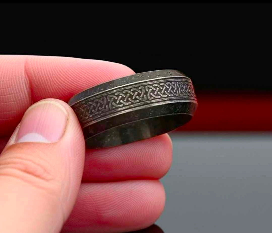 Viking Rune Nordic Celtic Knot Men's Ring