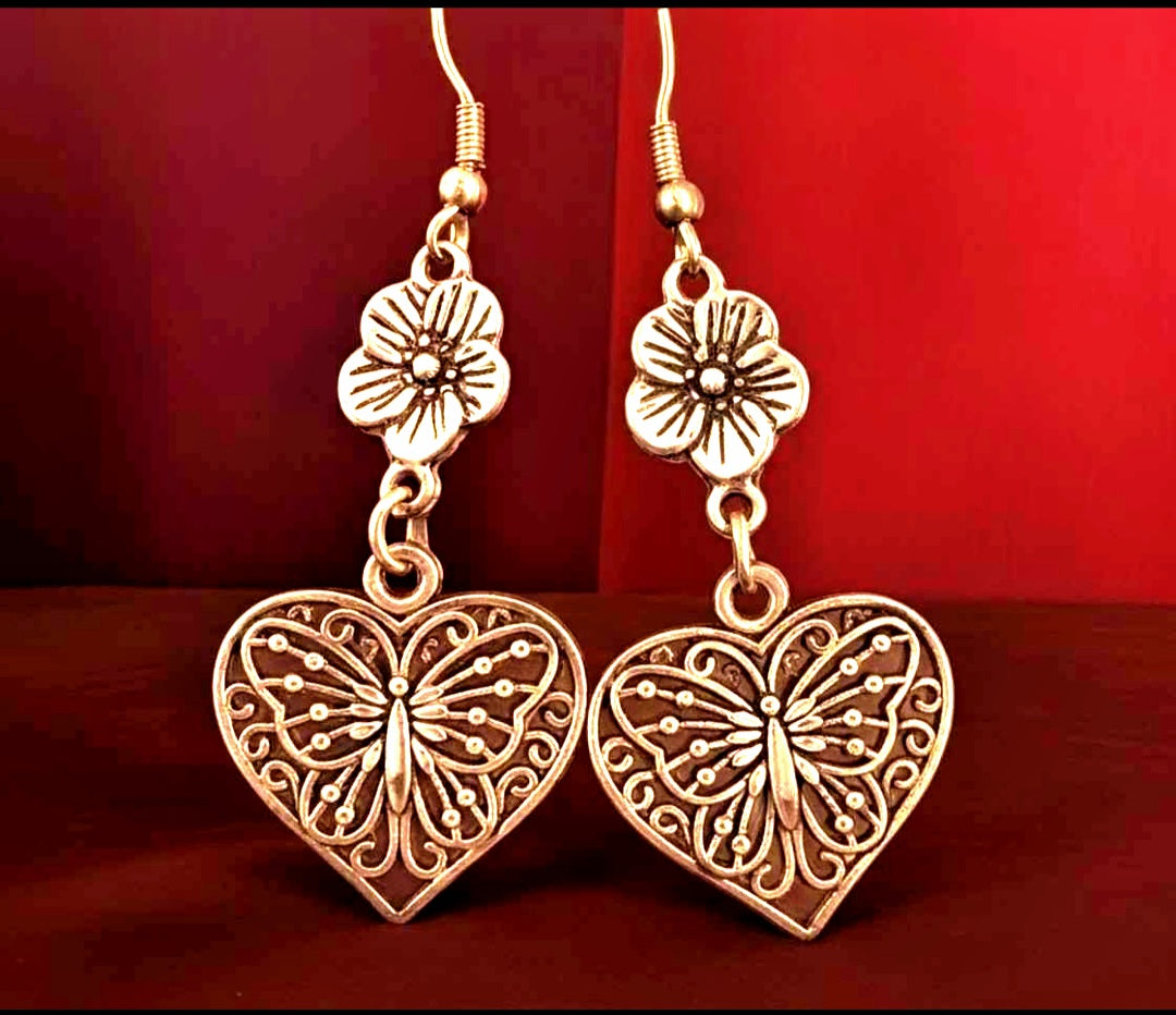 Butterfly Drop Earrings