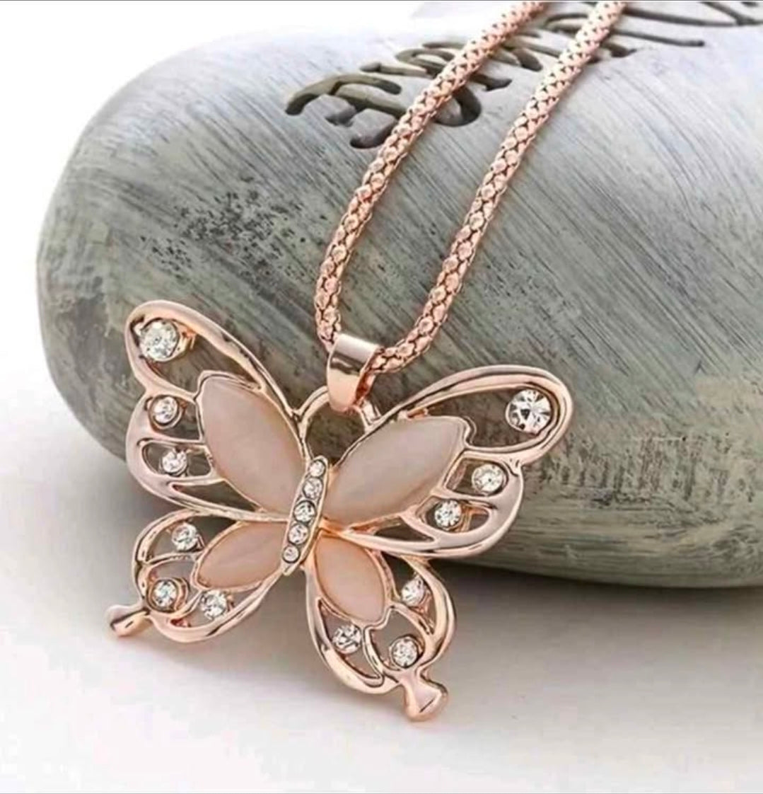 Butterfly Pendant Necklace