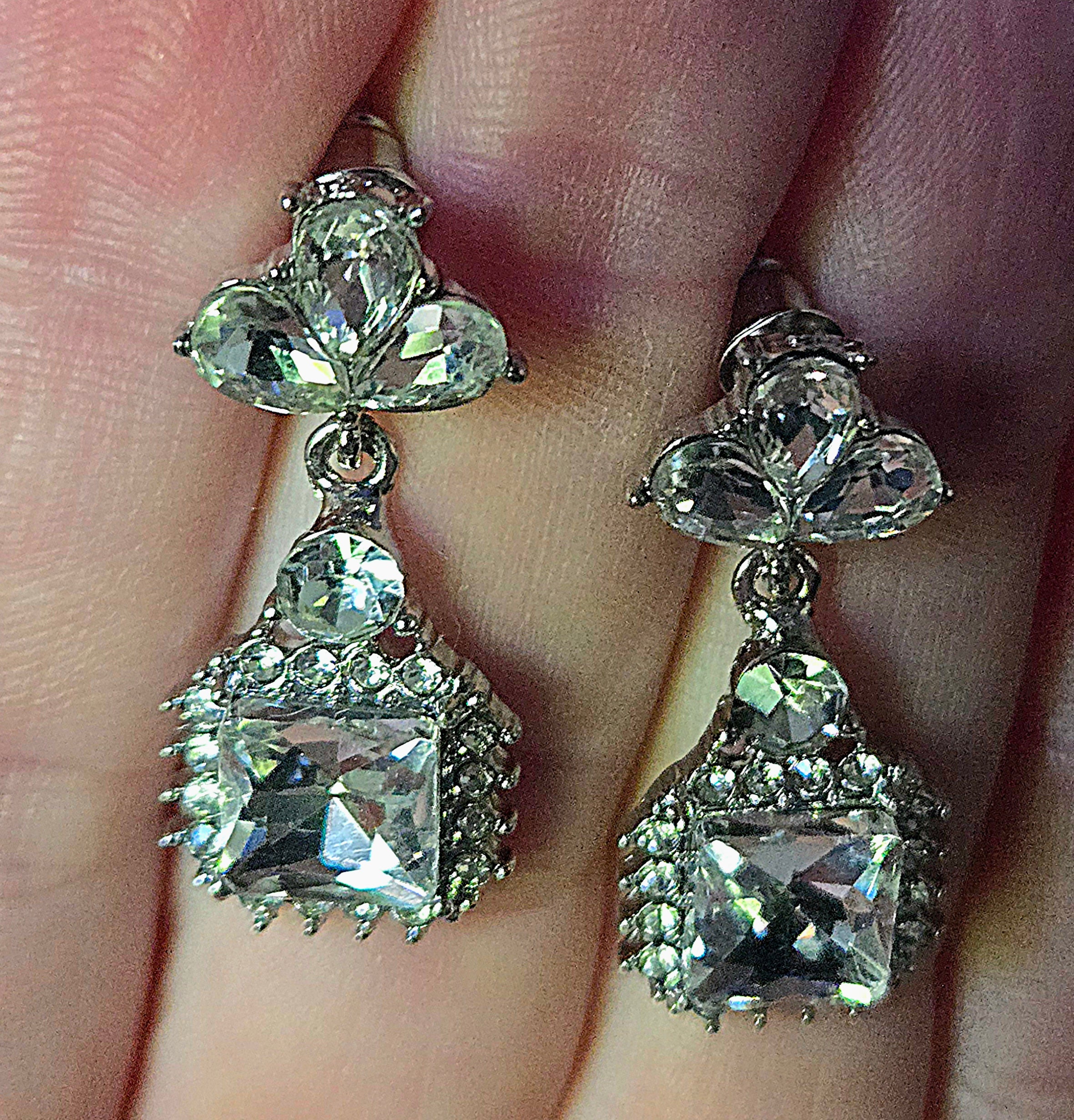 Square Drop Earrings