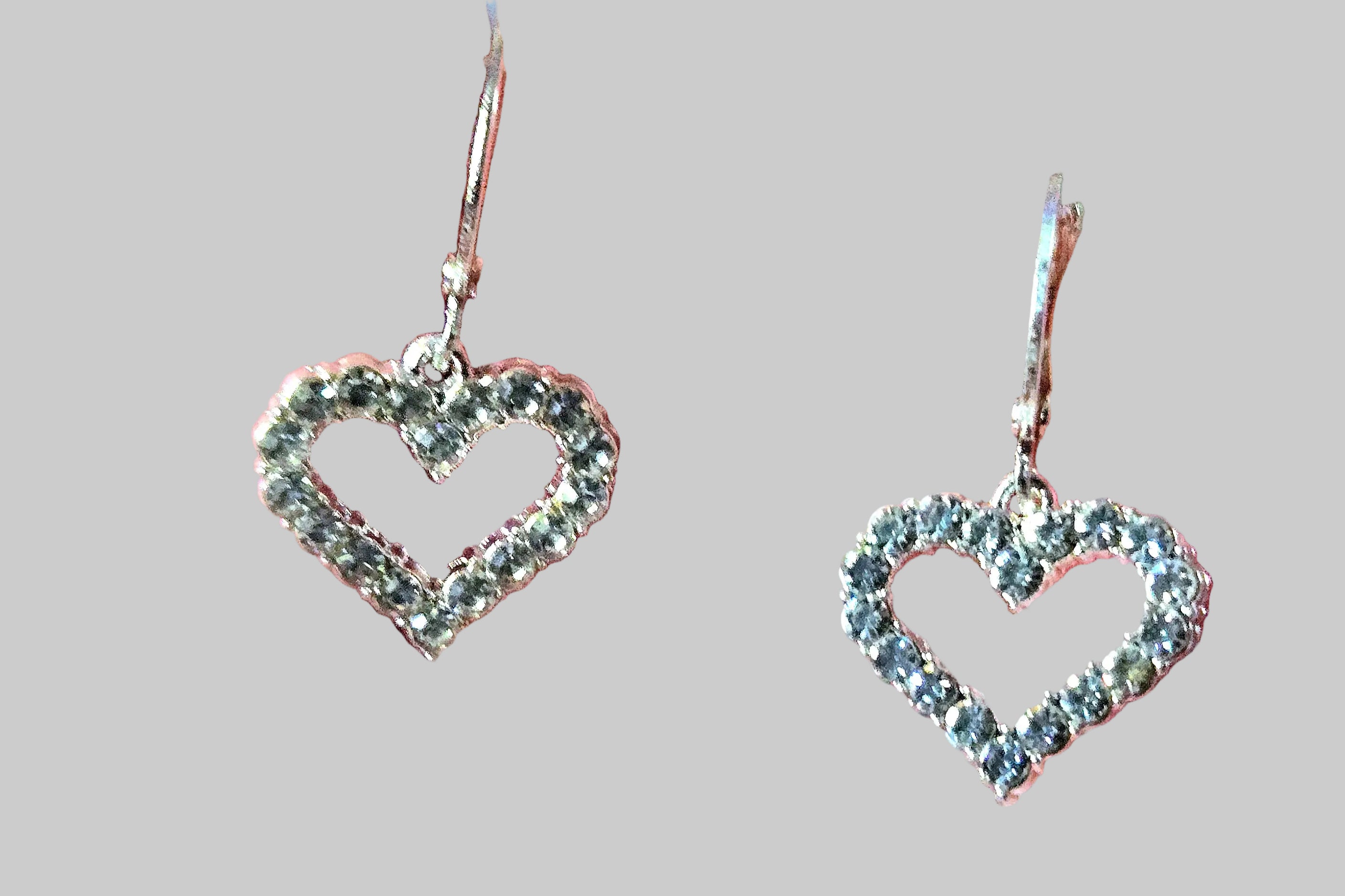 Sparkle Heart Earrings