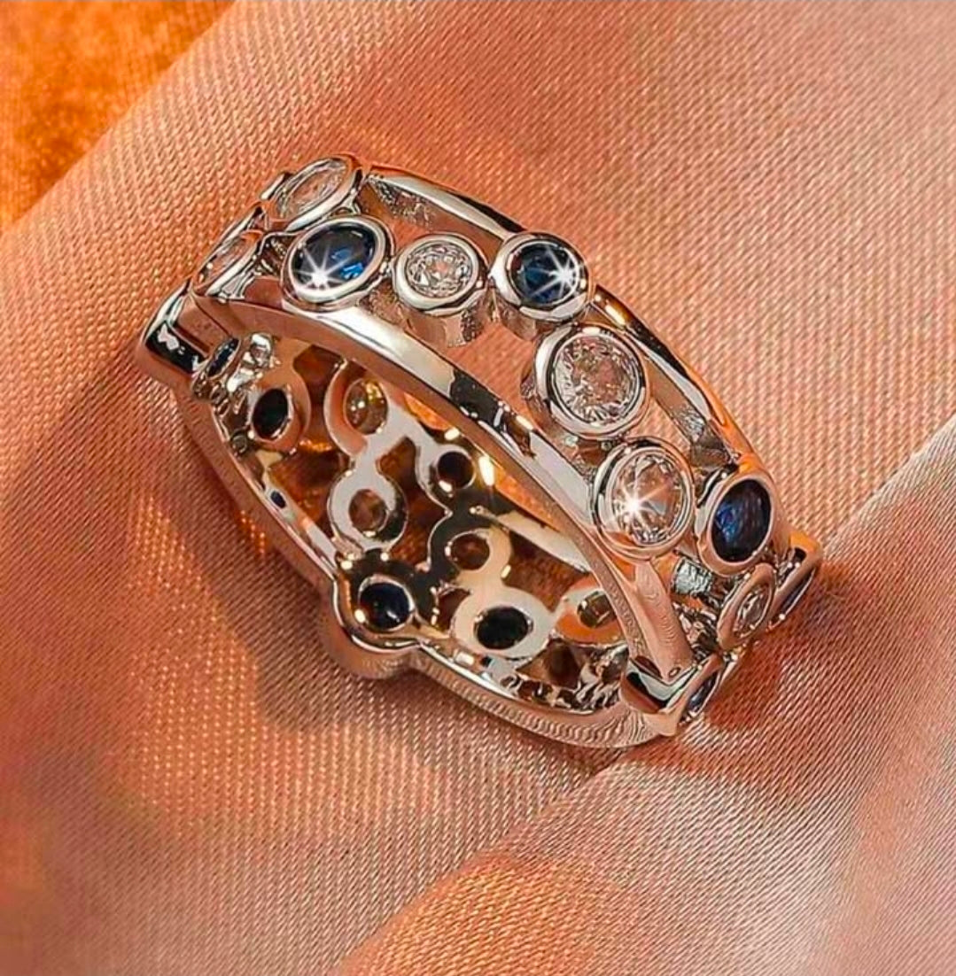 Elegant Zirconia Encrusted Ring