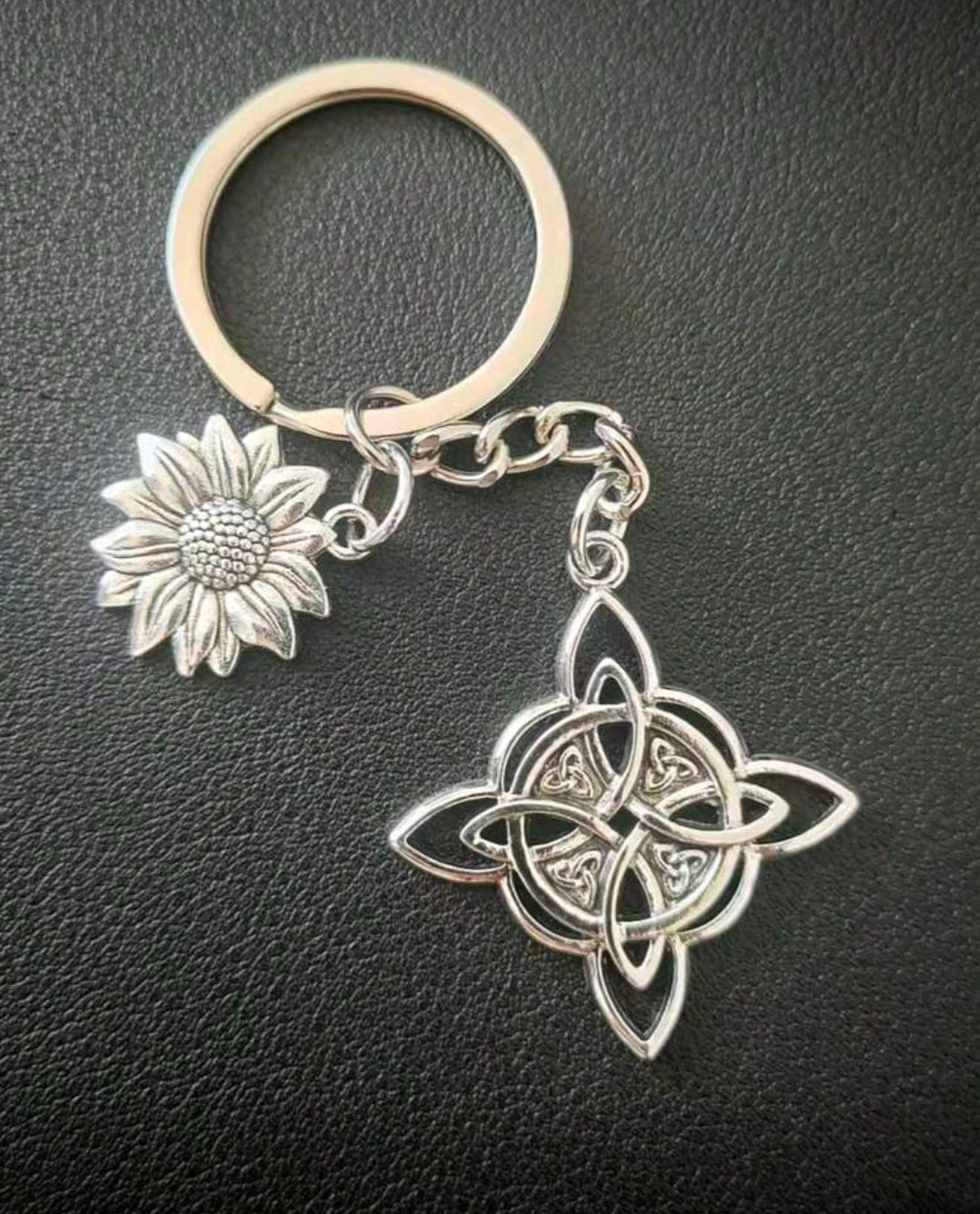 Celtic Witch's Knot Keychain