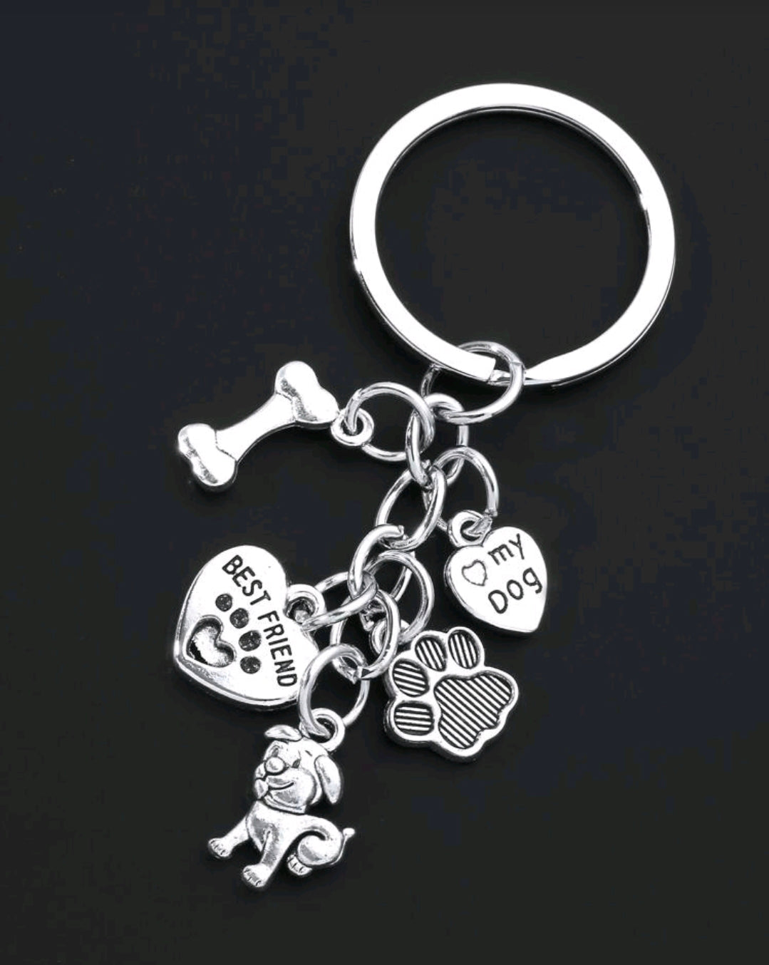 Dog House Keychain
