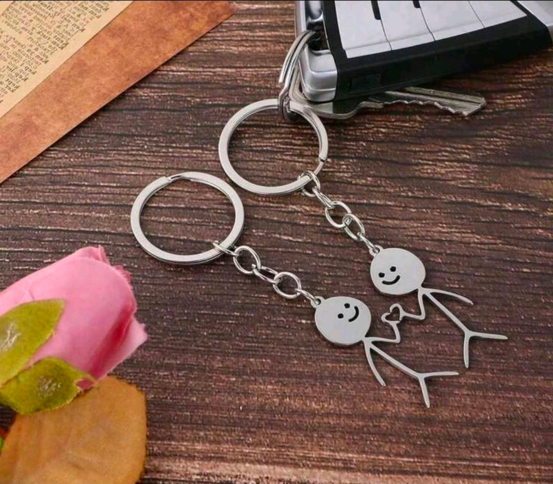 Fun Keychains, Couple/ Best Friend Keychains (2-Pack)