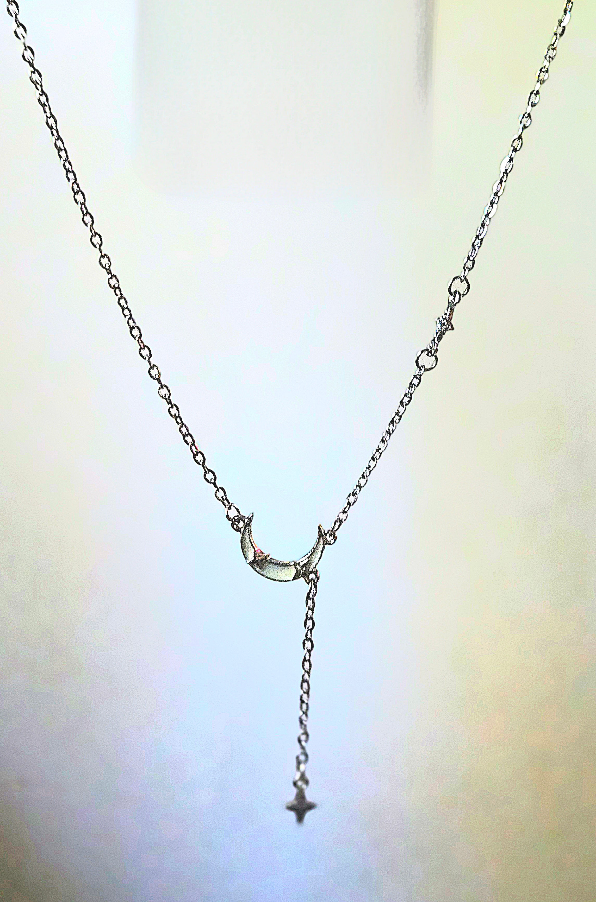 Moon and Stars Necklace